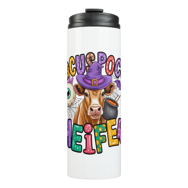 Garrafa Térmica Moo Boo Halloween Cow (Frente)
