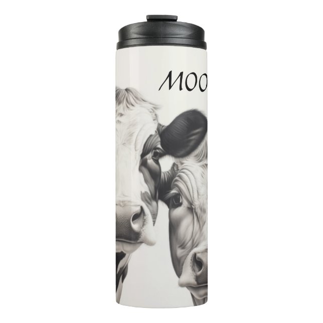 Garrafa Térmica Moo Love Insulsou Vaca Tumbler (Frente)