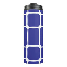 Mosaico azul de quadrados irregulares