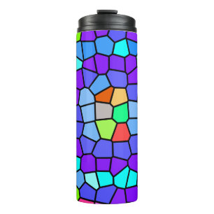 Garrafa Térmica Mosaico espiral - Tumbador térmico de energia vibr