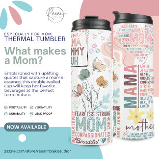 Garrafa Térmica Mother's Day What Make a Mom Quotes