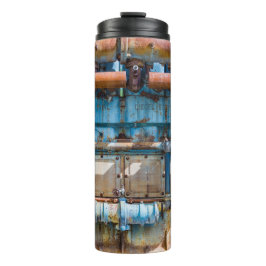 Garrafa Térmica Motor a diesel imperial do Atlas antigo e enferruj