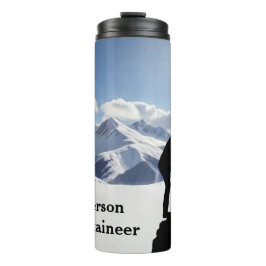 Garrafa Térmica Mountaineering with Climber Silhouette personalize