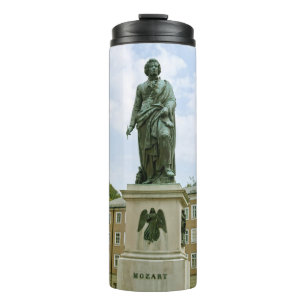 Garrafa Térmica Mozart Monument em Salzburgo, Áustria