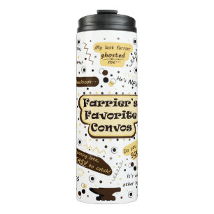 Garrafa Térmica Mug térmico de conversas favoritas do guerreiro