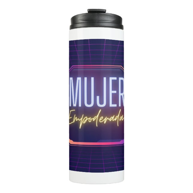 Garrafa Térmica mulher empoderada (Frente)