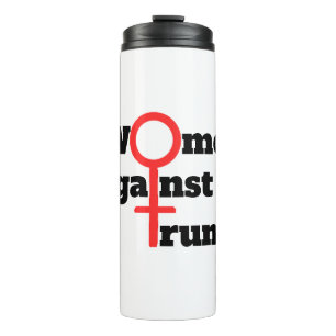 Garrafa Térmica Mulheres Contra Trump Thermal Tumbler