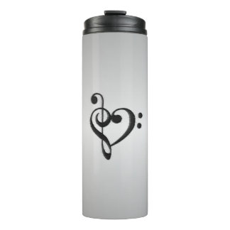 Garrafa Térmica Música Clef Heart