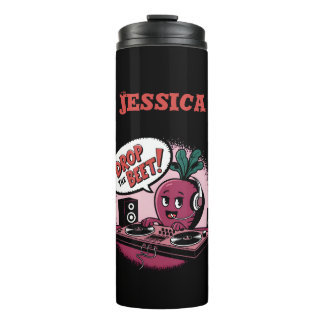 Garrafa Térmica Música Engraçada Larga A Beterraba