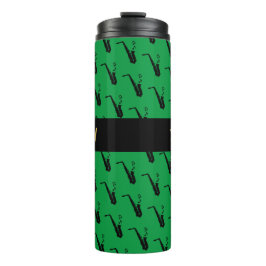 Garrafa Térmica Música Verde Legal Saxofone