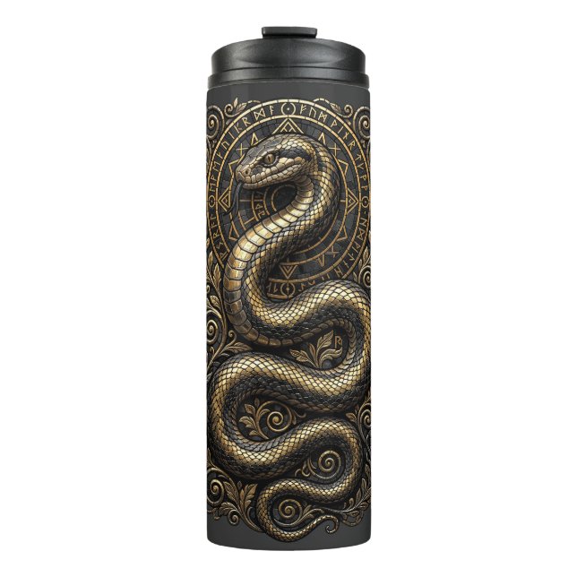 Garrafa Térmica Mystical Snake (Frente)