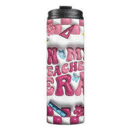 Garrafa Térmica Na Minha Era Professora Puffy Bubble Tumbler 3D