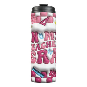Garrafa Térmica Na Minha Era Professora Puffy Bubble Tumbler 3D