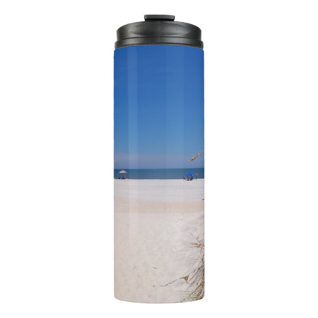Garrafa Térmica Na praia (Frente)