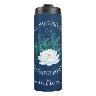Garrafa Térmica Nada Vem Do Nada - O Lotus Branco