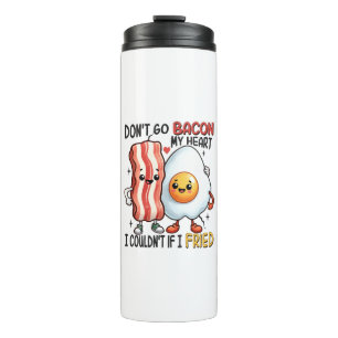 Garrafa Térmica Não Parta Meu Coração de Bacon