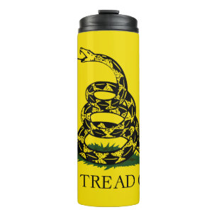 Garrafa Térmica Não pisar no meu sinalizador Gadsden