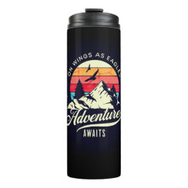 Garrafa Térmica Nas Asas como Águia Aventura Aguarda Estilo Vintag