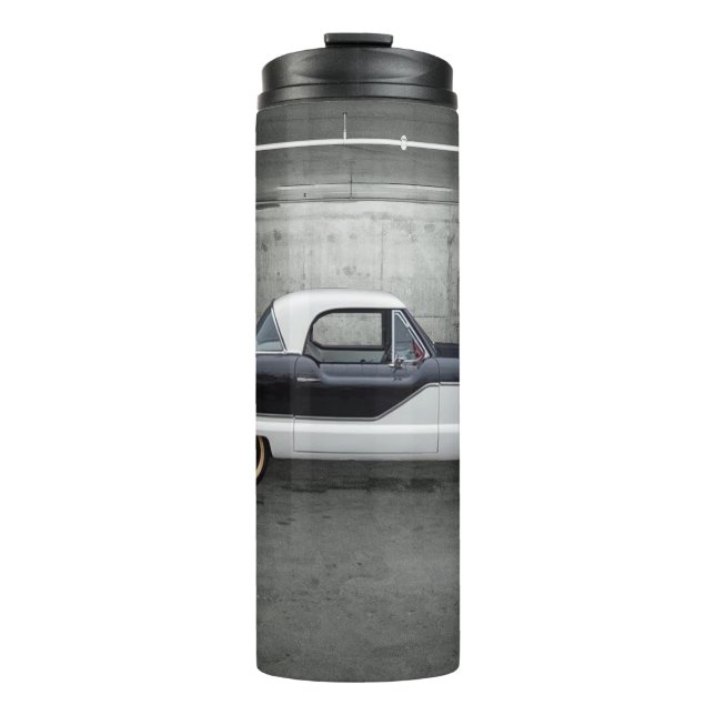 Garrafa Térmica Nash Metropolitan Preto e Branco (Frente)
