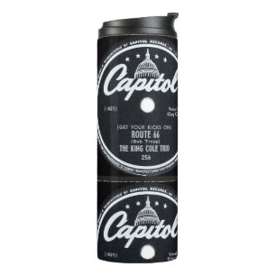 Garrafa Térmica "Nat King Cole-Get your kicks-rt 66-"