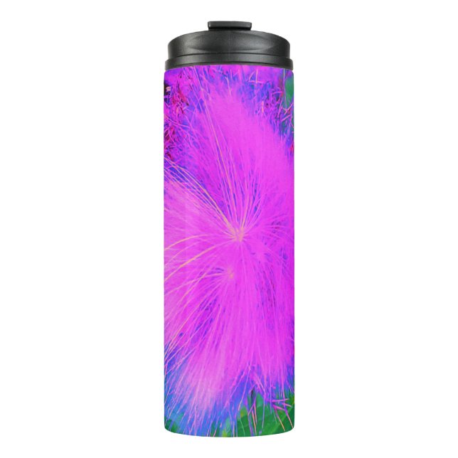 Garrafa Térmica Natureza Psicodélica Milkweed Roxo Ultra-Violeta (Frente)