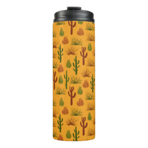 Garrafa Térmica Natureza Selvagem Cactus Bushes Padrão