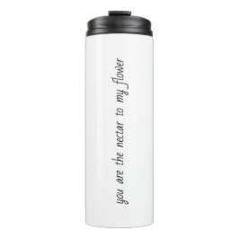 Garrafa Térmica Néctar Para O Meu Tumbler Térmico Da Flor