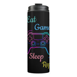 Garrafa Térmica Neon gaming design customizable