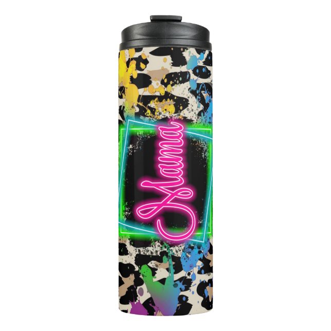 Garrafa Térmica Neon Mama (Frente)