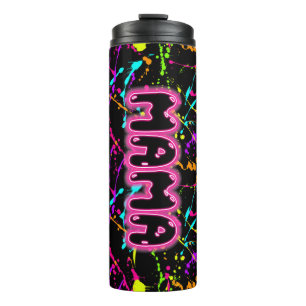 Garrafa Térmica Neon Mama