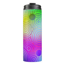 Garrafa Térmica Neon Rainbow Design