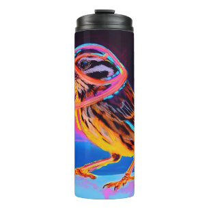 Garrafa Térmica Neon Sparrow com Acentos Brilhantes
