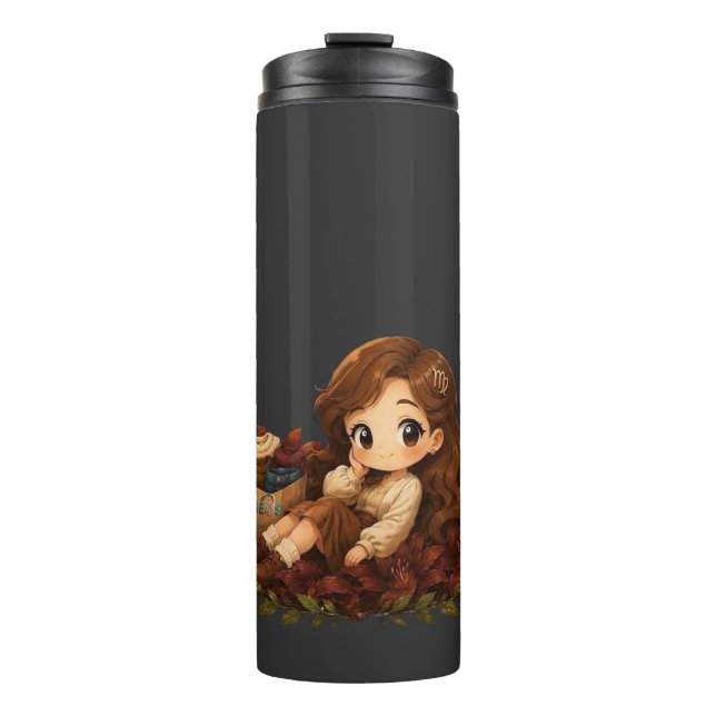 Garrafa Térmica Neos Kawaii Zodíaco Virgem (Frente)