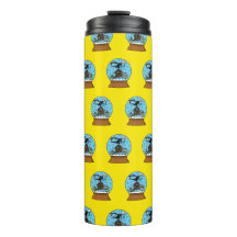 Neve Globe com Blackbird Singing