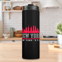 Garrafa Térmica New York City Beautiful Skyline