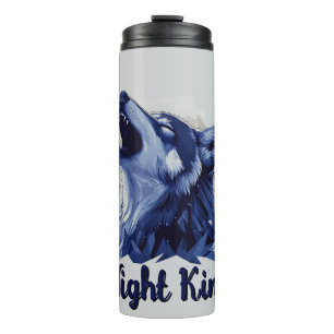 Garrafa Térmica Night King - Howling Wolf com Lua