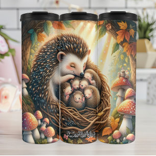 Garrafa Térmica Ninho da Família Hedgehog Indo