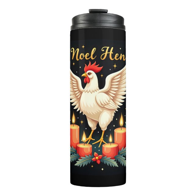 Garrafa Térmica Noel Hen Chicken (Frente)