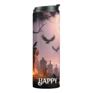 Garrafa Térmica Noite das Sombras – Um Feitiço de Halloween Desper