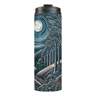 Garrafa Térmica Noite na floresta