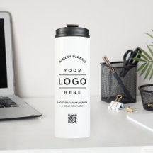 Nome de empresa personalizado Código QR Logotipo b