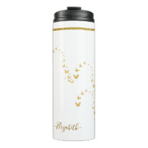 Nome Monograma Elegante com Brilho Dourado