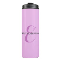Nome Monograma - Letra Inicial Orchid & Lilac