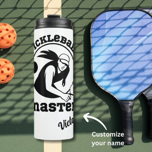 Garrafa Térmica Nome Personalizado do Jogador de Jogo Mestre de Pi
