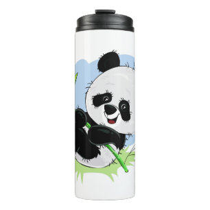 Garrafa Térmica Nome personalizado do Panda Cujo nome é Tumbler 1/