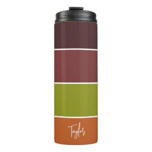 Garrafa Térmica Nome Personalizado Moderno Simples E Elegante