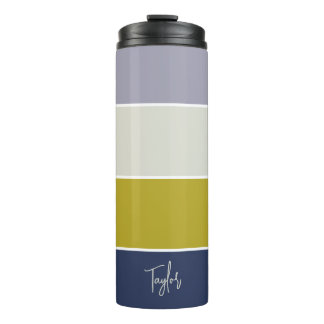 Garrafa Térmica Nome Personalizado Moderno Simples e Elegante