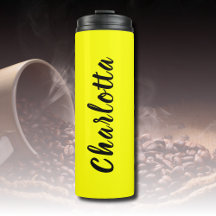 Nome Personalizado Preto | Cor Amarelo-Neão