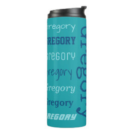 Garrafa Térmica Nome Personalizado - Repetindo - tumbler