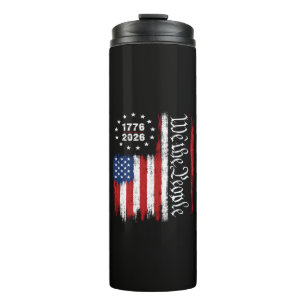 Garrafa Térmica Nós O Povo 1776 2026 Bandeira Patriótica